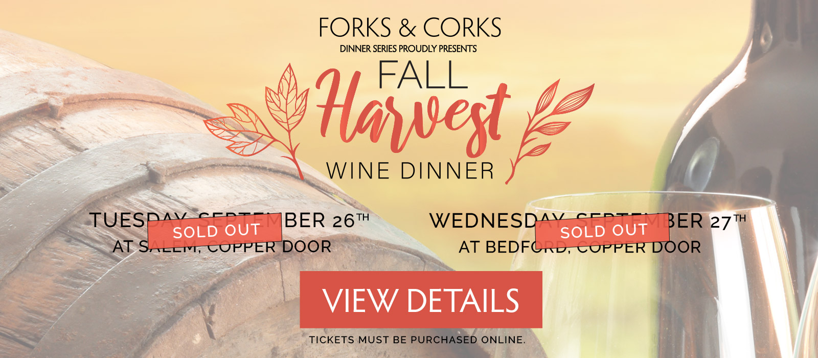 Forks & Corks Dinner