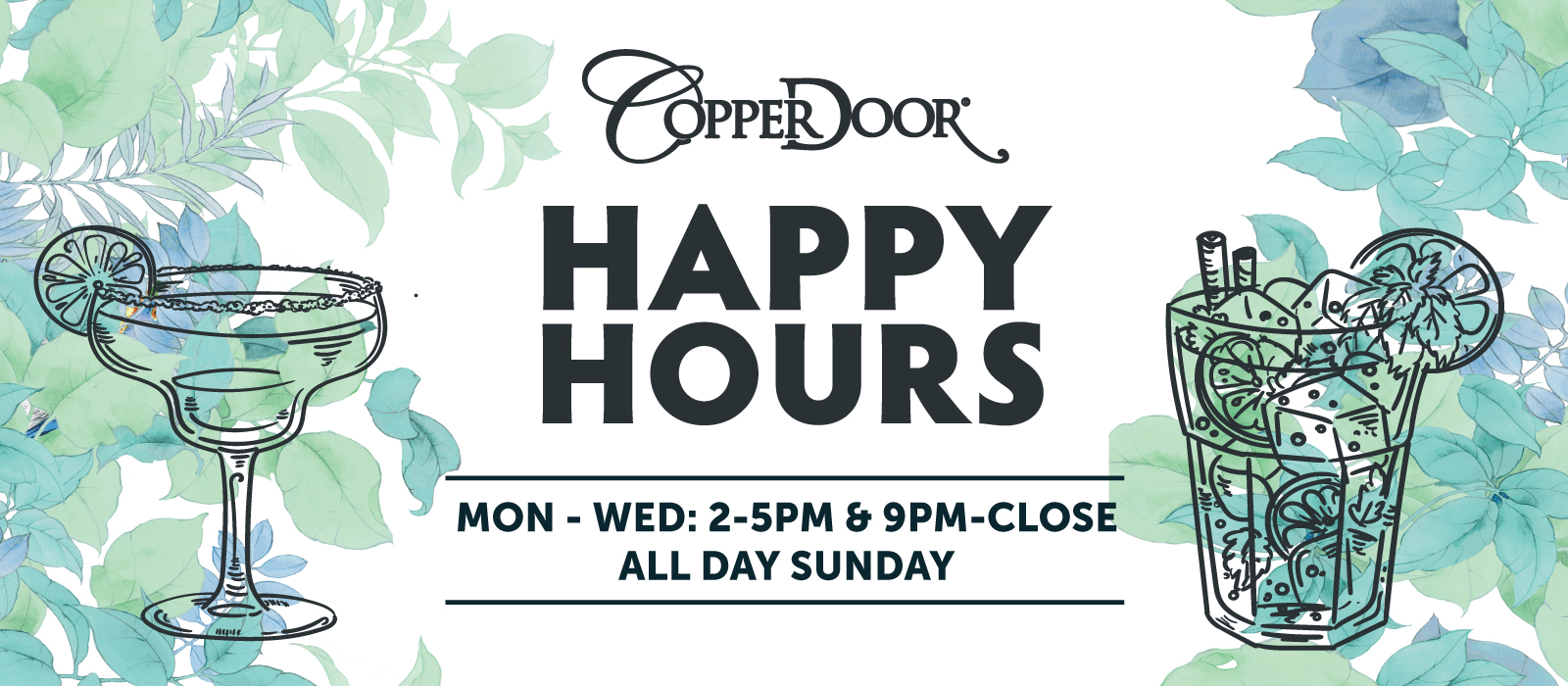 Happy Hours at Copper Door