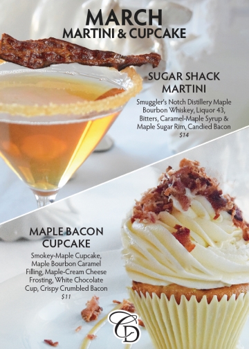 Cupcake & Martini of the Month