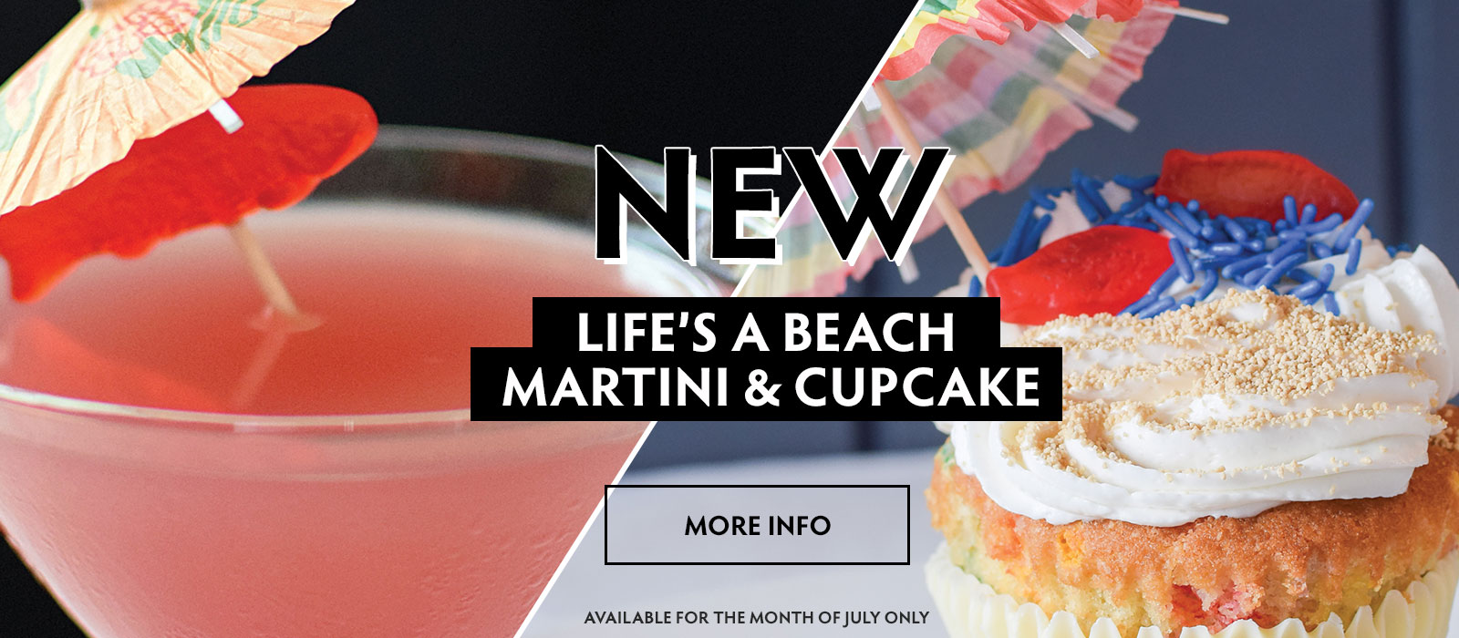 Martini and Cupcake of the Month at Copper Door