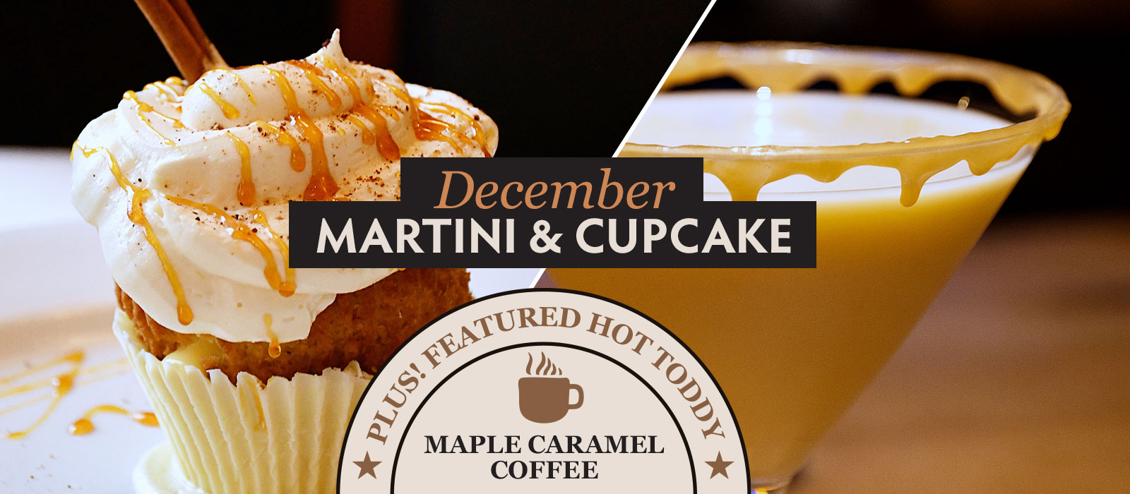 Martini and Cupcake of the Month at Copper Door