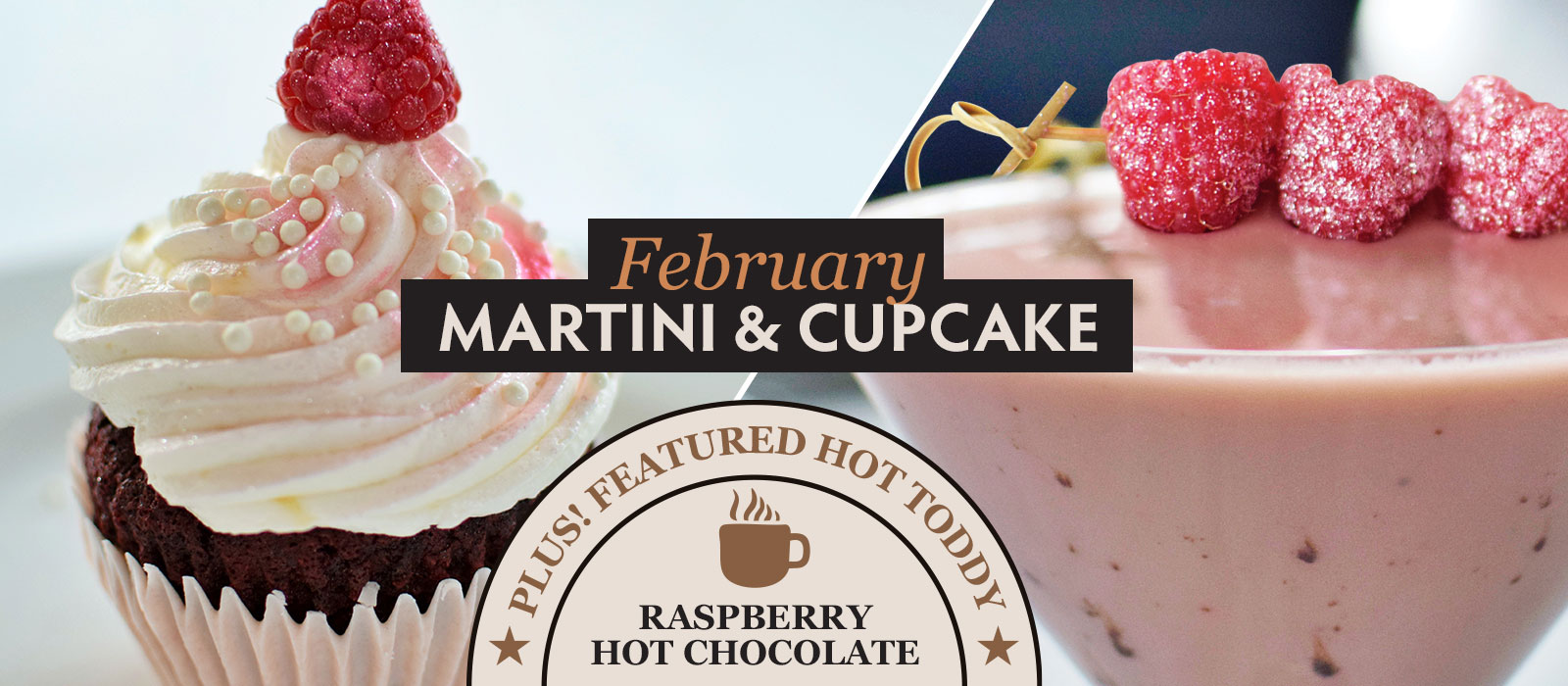 Martini and Cupcake of the Month at Copper Door