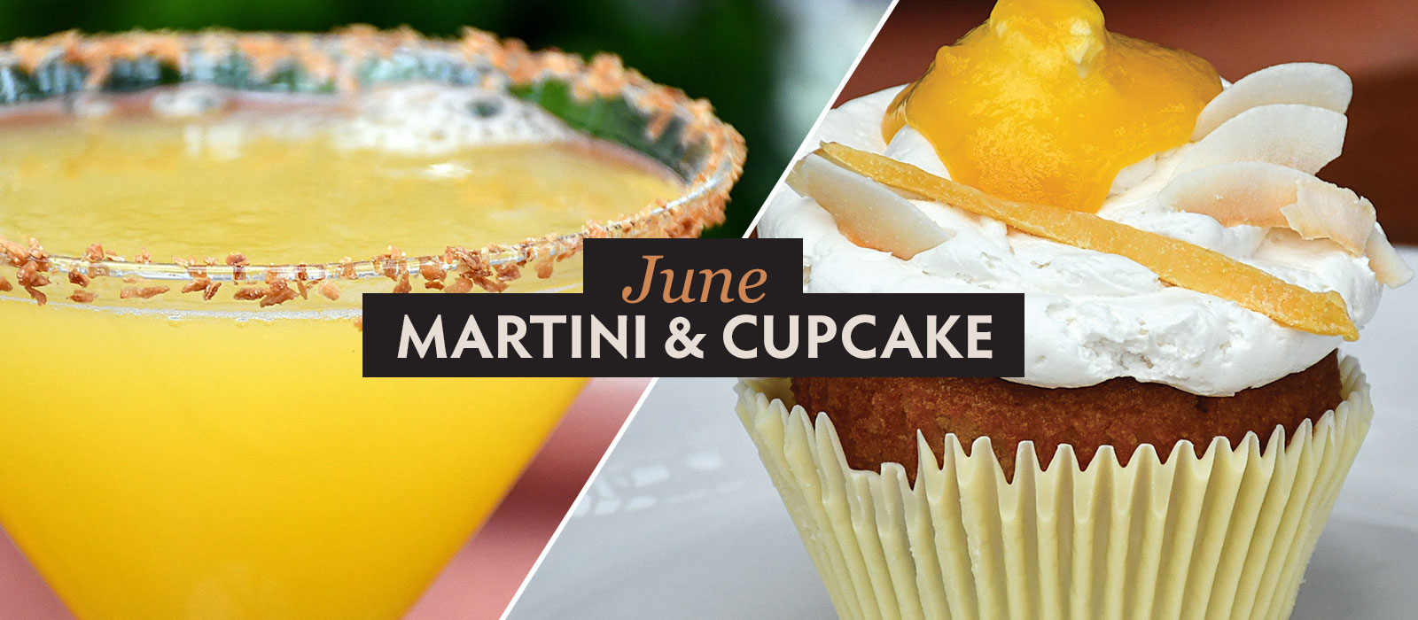 Martini and Cupcake of the Month at Copper Door