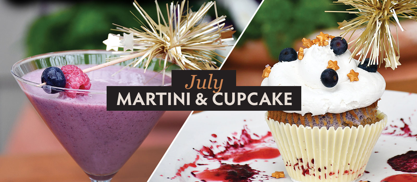 Martini and Cupcake of the Month at Copper Door