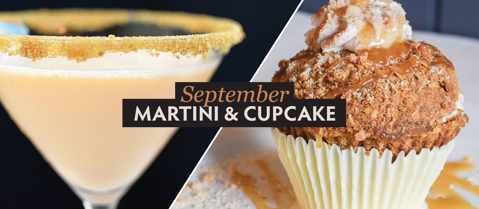 Martini and Cupcake of the Month at Copper Door