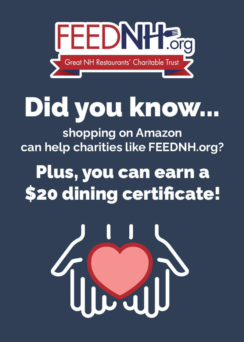 $20 Dining Certificate & Amazon Smile
